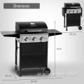 البيع الساخن 3 Burner BBQ Propane Gas Grill